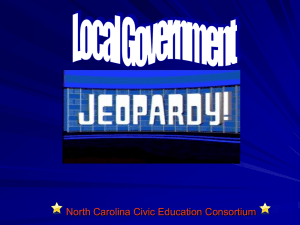 Local Government Jeopardy