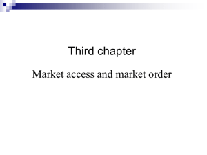 Market access