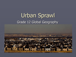 Urban Sprawl PPT - HRSBSTAFF Home Page