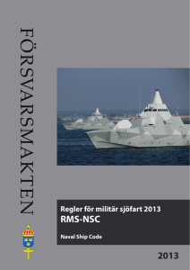 RMS-NSC 2013 - Försvarsmakten