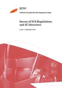 Survey of ECE-Regulations and EC-Directives 2014 pdf