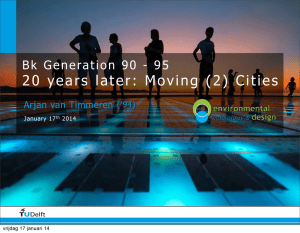 20 years later: Moving (2) Cities