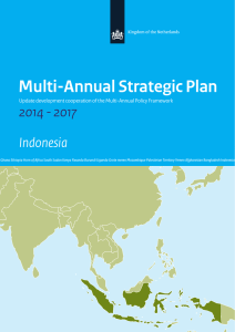 Multi-Annual Strategic Plan Indonesia 2014 - 2017