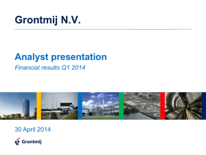 Analyst presentation Q1 results 2014