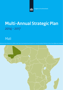 Multi-Annual Strategic Plan Mali 2014 - 2017