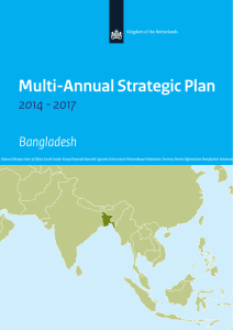 Multi-Annual Strategic Plan Bangladesh 2014