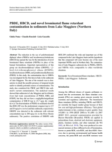 PBDE, HBCD, and novel brominated flame retardant - IRSA