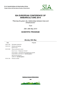 isa european conference of arboriculture 2014