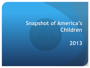 Snapshot of America`s Children 2013