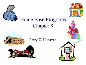 Home Base Programs Chapter 8