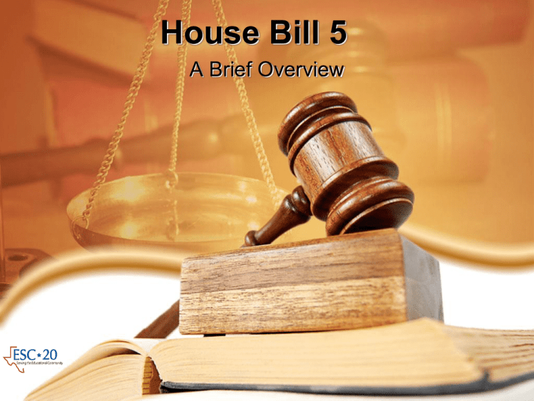 House Bill 5