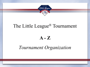 Tournament Organization