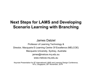 Presentation - 2014 LAMS Conference