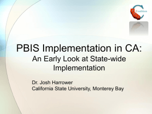 PBIS Symposium-CA Data - Santa Clara County Office of Education