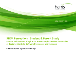 STEM Perceptions: Student Parent Study