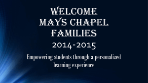 Ms. Lori Counsell - Mays Chapel Elementary School