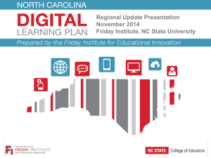 NC Digital Learning Plan - Southeast Education Alliance