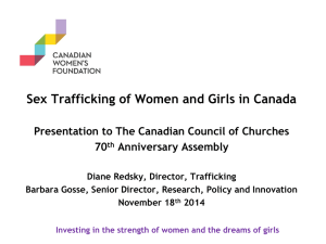 HT Canadian Womens Foundation presentation – November 18 2014