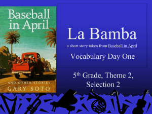 La Bamba - Palmdale School District