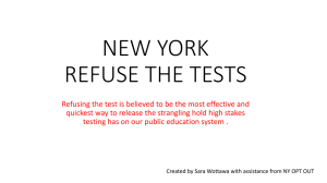 New York OPT OUT GUIDE