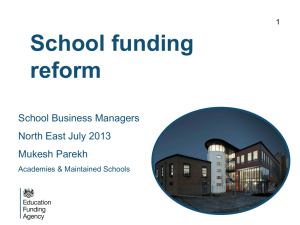 EFA School funding reform