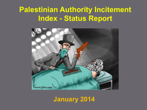 Palestinian Incitement Index