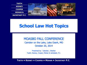 School Law Hot Topics