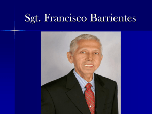 Sgt. Francisco Barrientes - Barrientes Middle School > Home