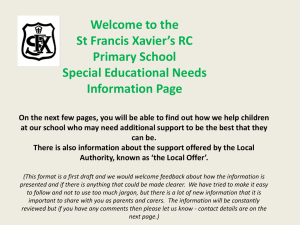 PowerPoint version - St Francis Xavier`s RC Primary School