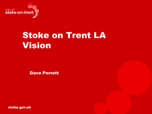 Dave Perrett - Stoke vision August 2013