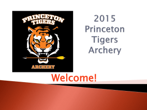 2014 Princeton Tigers Archery