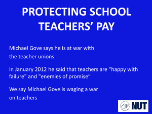 pay - National Union of Teachers
