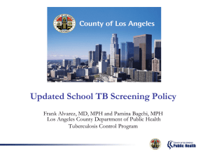 Updated School TB Screening Policy