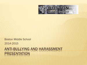 Anti-Bullying Presentation - La Porte Community School Corporation