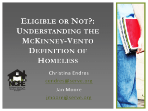 Eligible or Not?: Understanding the McKinney