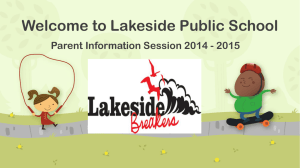 Welcome to Lakeside PS 2014 - Durham District School Board