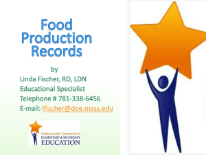 Presentation - John C. Stalker Institute of Food and Nutrition