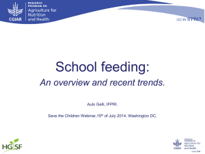 School Feeding Webinar Powerpoint