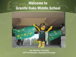 Damage Control - Granite Oaks Middle School