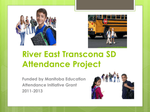 RETSD Attendance Project - Education and Advanced Learning