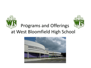 to see just some of WBHS has to offer