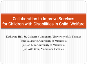 PowerPoint Slides - Center for Advanced Studies in Child Welfare