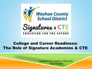 Washoe County School District: College and Career Readiness