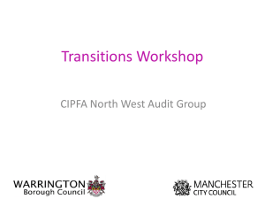 Transition workshop slides