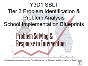 Tier 2 - Florida Problem Solving & Response to Intervention Project