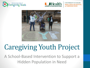 A School-Based Intervention to Support a Hidden Population in Need