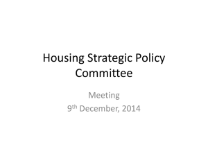 Housing Strategic Policy Committee