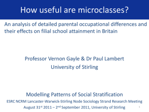 How useful are microclasses? - staff.stir.ac.uk