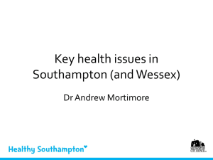 Dr Andrew Mortimore - University of Southampton