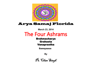 Grahasta Ashram - Arya Samaj Florida Inc.